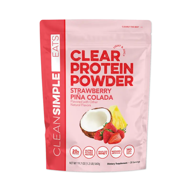 Clear Protein Powder: Strawberry Piña Colada