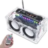 DIY soldering Project Kit Bluetooth-Compatible Speaker ,Recording Function FM Radio Soldering Speaker Practice Kit with LED Spectrum,TF/AUX/Bluetooth/USB Support,Remote Control Soldering Project for Indoor/Outdoor Use