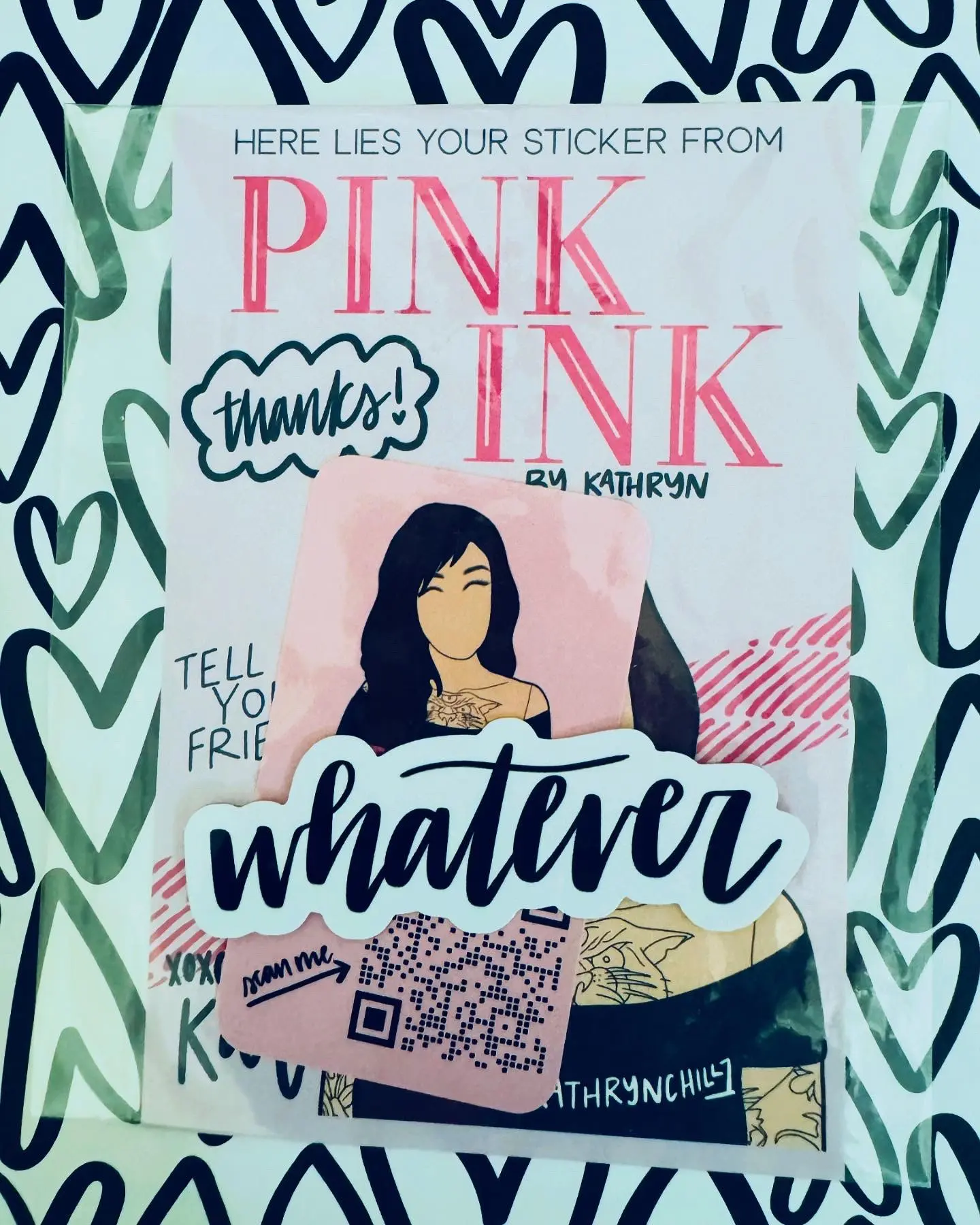 Whatever Sticker Decor Decorative for laptop decal