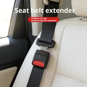 Car Seat Belt Buckle Extender with Durable Holder for Easy Rear Seat Access Universal Fit for Most Vehicles