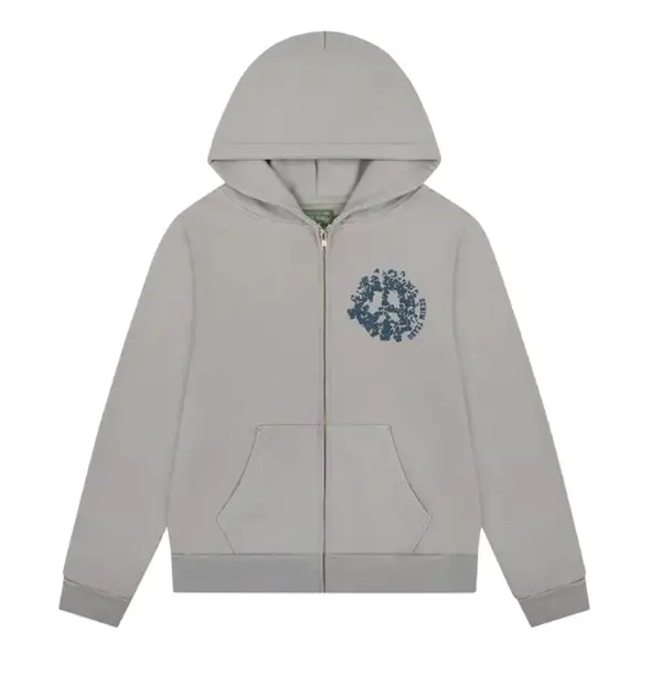 denim tear hoodie gray - TikTok Shop