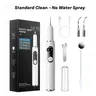 MDLIKE Rechargeable Metal Dental Scaler Teeth Cleaner Water Flosser Kit - 3.7V Lithium Ion Batteries Cells, LED Light, 5 Adjustable Modes, Cordless with Charger for Oral Hygiene