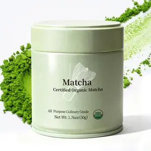 First Harvest Ceremonial Grade Matcha Green Tea Powder, Perfect for Lattes & Smoothies , Premium Matcha Fuel , with L-Theanine , Antioxidants , Vegan , Gluten-Free, 50g
