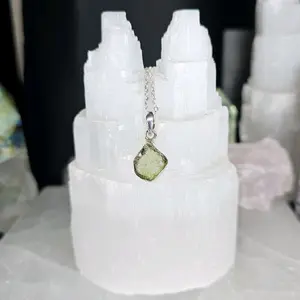 Moldavite Pendant - 1.83 grams