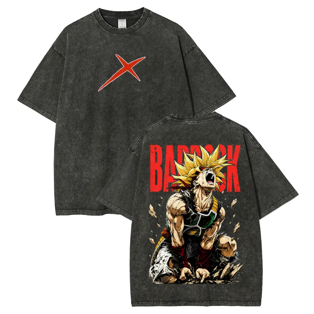 Anime Printed Oversize Washed T-Shirt, Oversize Vintage Tee,Fitness Shirt,Oversize Shirt, Gift For Men Women, Apparel for Women Novelty Tees for Guys Black Menswear
