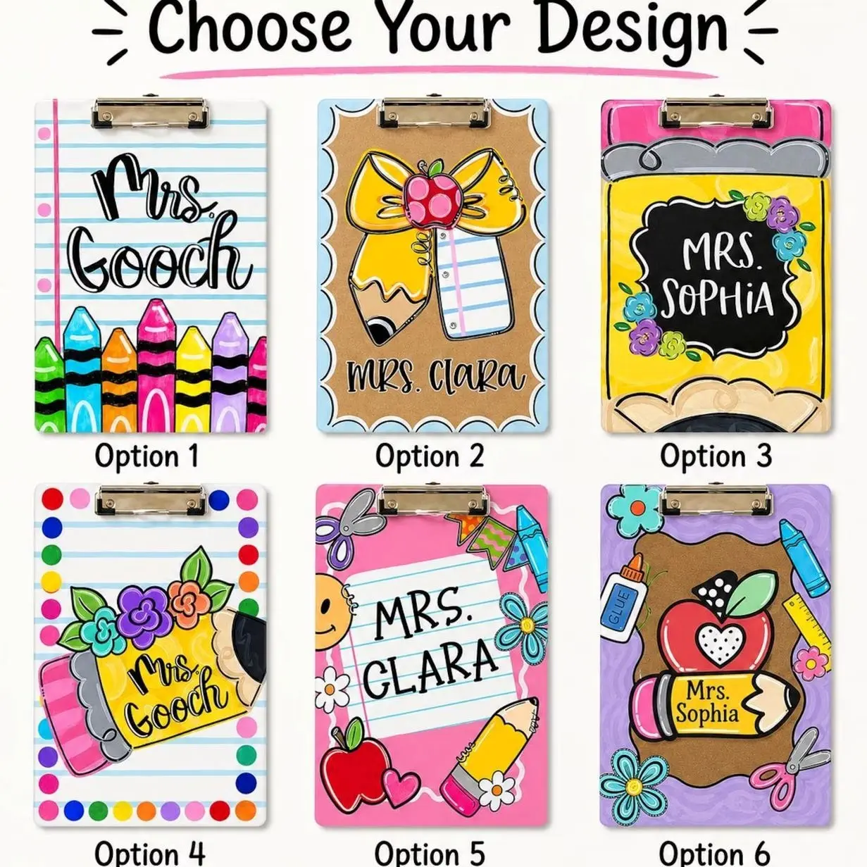 Custom Teacher Name Clipboard, Teacher Appreciation Gifts, Back To School Gift