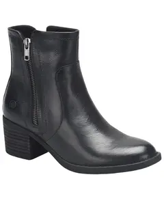 Born Women's Rigby Double Zipper Booties Round Toe - Br0063403