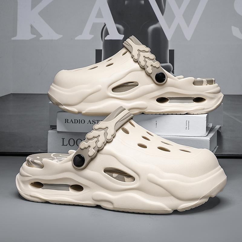 Men’s Summer Thick Sole Hollow Out Clogs – Lightweight Breathable EVA Slip-On Beach Shoes, Trendy Comfort Sport Clog for Outdoor Casual Everyday Wear Men's Non-Slip Men’s Summer Thick Sole Hollow Out Clogs – Lightweight Breathable EVA Slip-On Beach Shoes, Trendy Comfort Sport Clog for Outdoor Casual Everyday Wear Men's Non-Slip