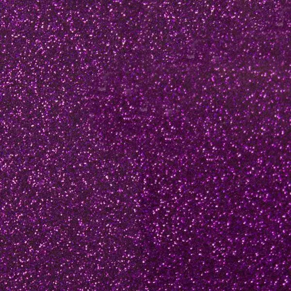12" Width CPSIA Certified Siser Glitter Heat Transfer Vinyl - Purple, PU Material for DIY Crafts, Embroidery Applique, High-Quality Glitter