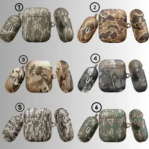 Vintage Duck Hunting Leaf Camo AirPods Case – Protective Cover for AirPods Gen 1/2/3/4 & AirPods Pro 1/2