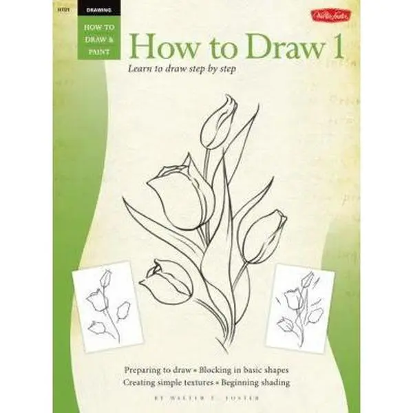 USED Book - Drawing: How to Draw 1: Learn to Paint Step by Step by Powell, William F. (Paperback) - english