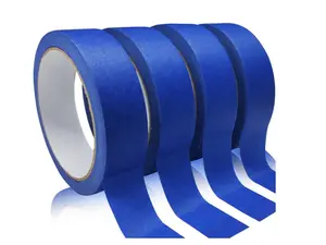 4 Rolls Premium Painters Tape Blue Masking Tape 0.94IN x 22yd for Painting DIY Crafts Arts 88yd No Residue Easy Removal Multi-Purpose Decoration Labeling