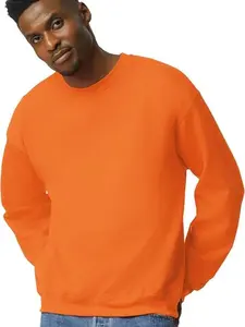 Gildan Unisex-Adult Fleece Crewneck Sweatshirt G18000 Classic Fit 50% Cotton 50% Polyester Brushed Interior Rib Cuffs Spandex Stretch Multipack