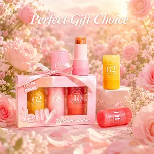 Brazilian Summer Jelly Perfume Stick Set, Alluring Caramel Vanilla Fragrance, Long-Lasting Fresh Scent, Ideal Gift for Women