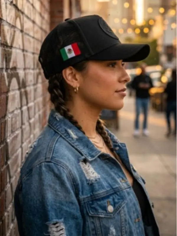 Black Eagle Trucker Hat Unisex – Adjustable Mesh Snapback Cap, Breathable Lightweight Streetwear Outdoor Baseball Hat