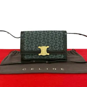 Pre-owned Celine Others Shoulder Bags C Macadam Wool Leather Shoulder Bag