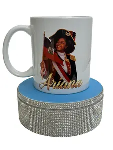 Ariana Haitian Flag Portait Mug 11 oz. Ceramic Mug Drinkware Coffee