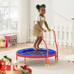 SportSoul Children's Trampoline -36 inch indoor mini trampoline, enclosed design suitable for toddlers and children, preventing mistakes