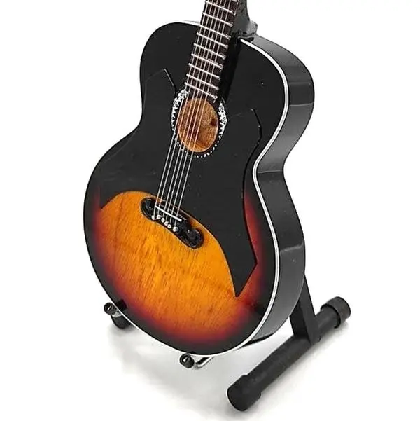 Miniature JOHNNY CASH Guitar with Free Display Stand Collectible Memorabilia GIFT