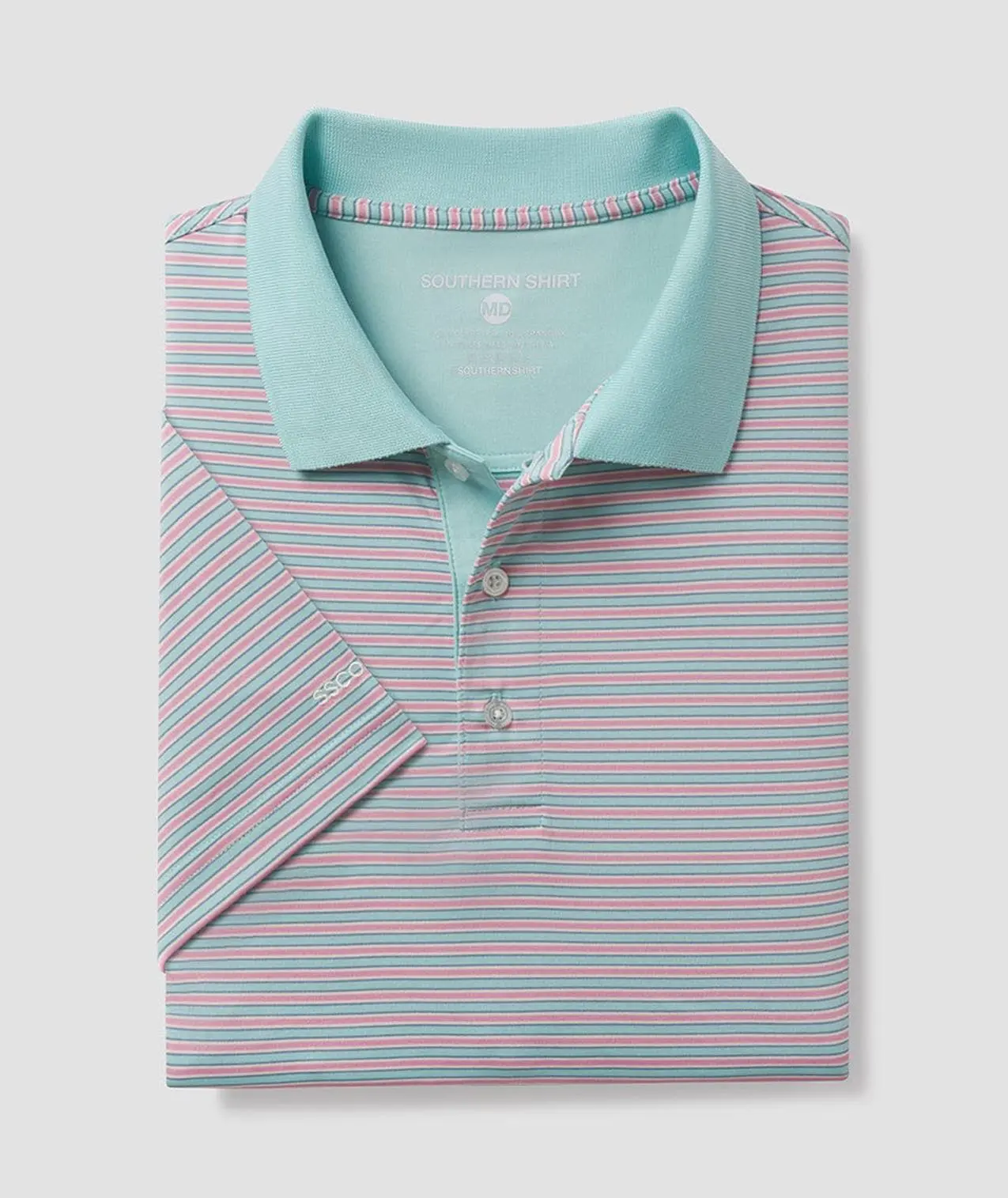 Starboard Stripe Polo - Tropical Paradise