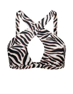 Demi Animal Beige 2 Plus Swimwear Top