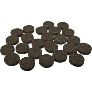1" Felt Floor Protector Peel & Stick Furniture Pads Pack Of 24 Pads