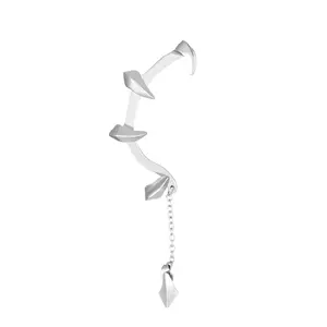Dark series magic tooth ear clip, painless and no need to pierce the ears, design and personality ear bone clip ear hook