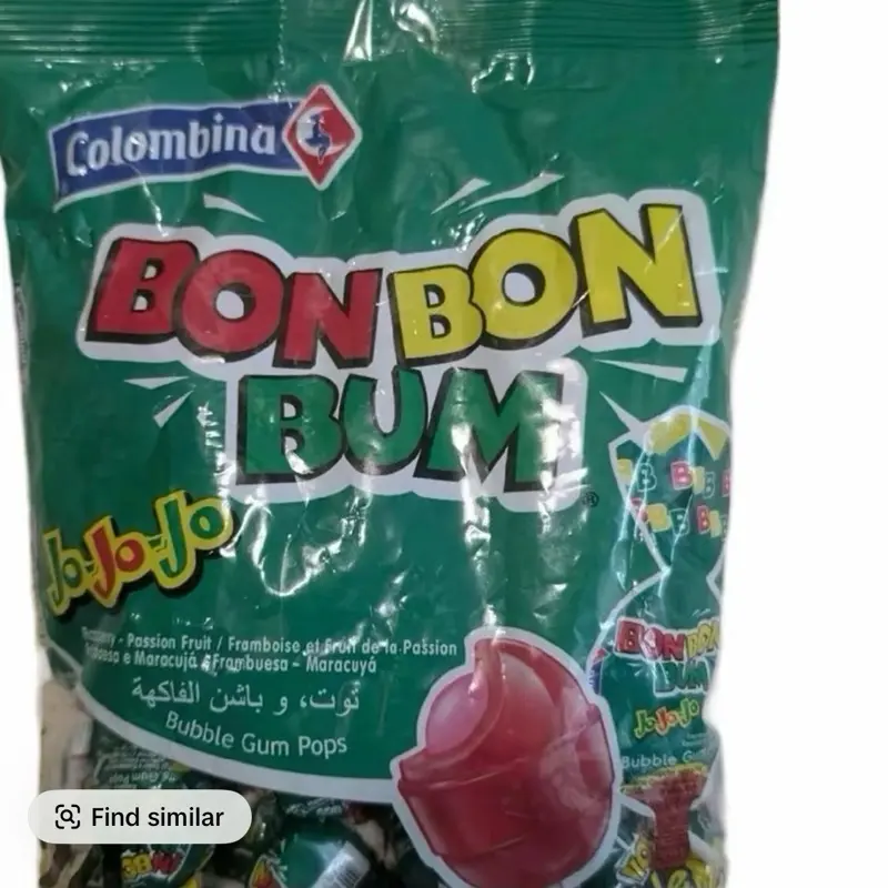 Bonbon bum colombiana 1 packs 24 piece Bonbon bum colombiana 1 packs 24 piece