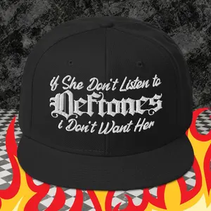 Deftones Snapback Hat