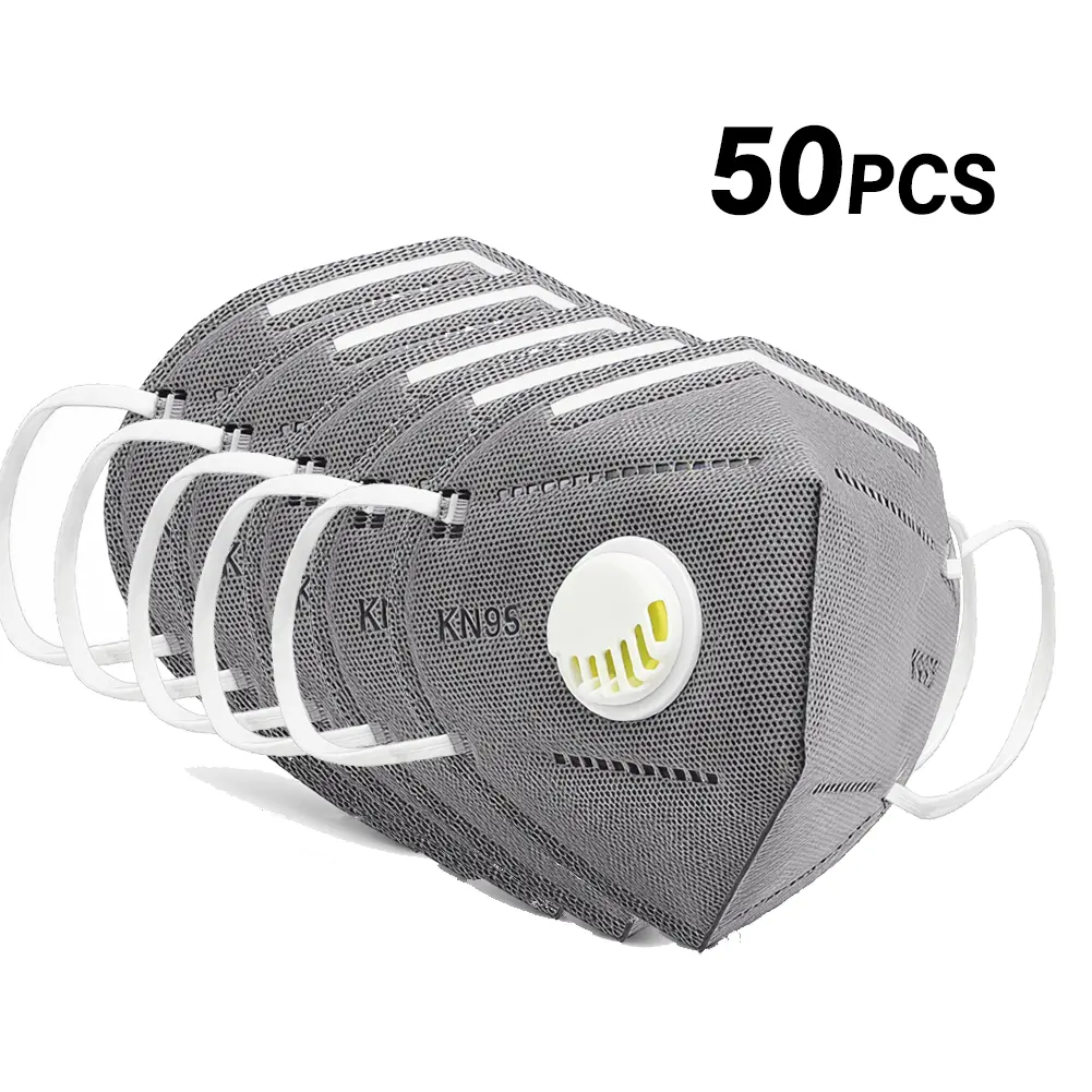 50pcs Dustproof Mask For Work,  Disposable Face Mask Lightweight Comfortable Sport Breathable Nose And Mouth Mask, Dust Protection Mask