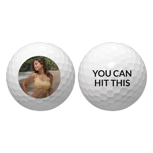 Funny Custom Golf Balls Personalized Golf Ball for Boyfriend Husband Dad Add Custom Image Golfers Gift