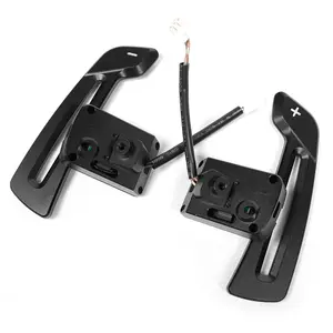 TDD Magnetic Paddle Shifters for Nissan 400Z GTR R35 Infiniti QX50 QX60, Aluminum Alloy Shift Paddle with Carbon Fiber Spare Paddle Pads Car steering wheel modification Parts