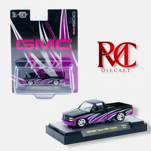 M2 Machines 1:64 1989 GMC Sierra 1500 – Custom Black Pink
