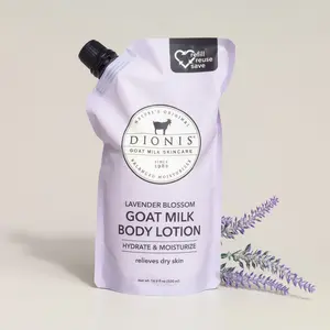 Lavender Blossom Goat Milk Body Lotion Refill Pouch