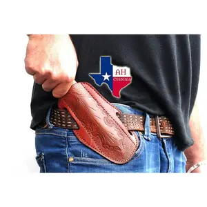 Handmade Leather Knife Sheath – Hand Engraved Fixed Blade Knife Cover - for 7 Inch Universal size