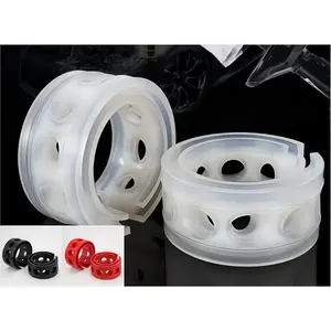 Universal Car Shock Absorber Set, 2-Piece Spring Bumper Coil, Undercarriage Noise Reduction Buffer Pad, Auto Interior Accessories