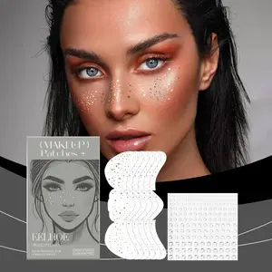 EELHOE Water-Proof Glitter Temporary Freckle Tattoo Stickers, Easy-to-Use for Natural Freckle Makeup (Beauty & Personal Care Temporary Tattoo Accessory)