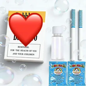 Bubble Cigarette StressRelief Toy, Fake Cigarette Shape,Mini Bubble Blower,Bubble Sticks, Relaxation Tool,Suitable for Birthday/ChristmasParty Gifts, for Men & Women（Newly Upgraded Version）