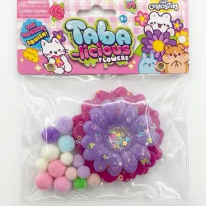 Taba-Licious Flowers Squeezable Toy 1PC Colorful Flower Design for Collecting Gifting Easter Baskets or Daily Fun Bright Colors