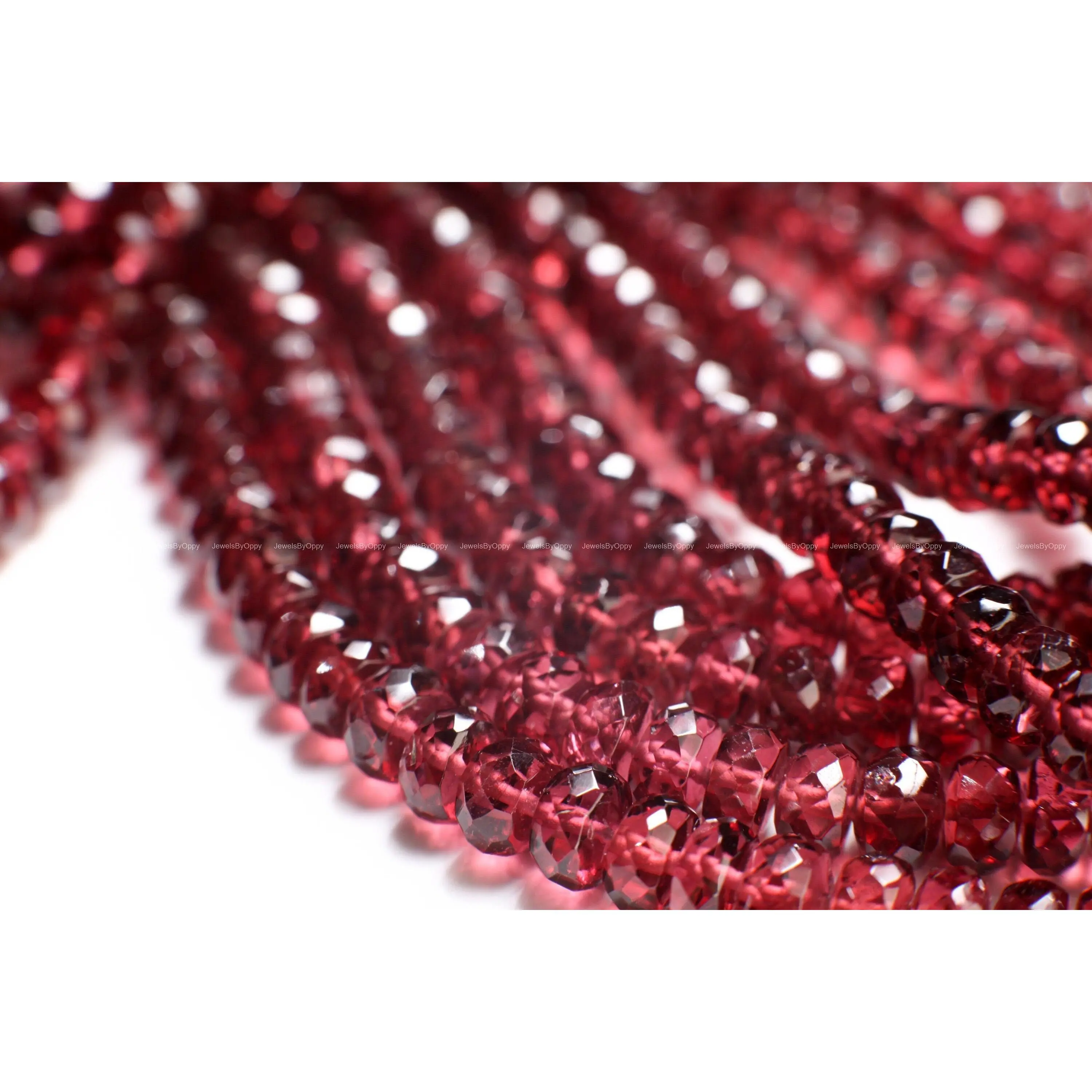 Natural Rhodolite Garnet AAA Faceted 4.5-8.5mm Rondelle,Jewelry Making Rich Merlot color Gemstone, Rare gem quality Garnet 6.5", 13" St