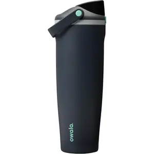 Owala FreeSip Sway Insulated Stainless Steel Water Bottle with Two-Way Spout, Built-In Straw and Bucket Handle, Made for Travel, School, and Sports, 40oz, BPA Free, Leak Proof, Foggy Tide
