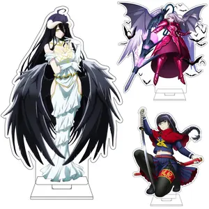 16CM Anime Overlord Cosplay Acrylic Figure Stand Plate lupusregina・β Shalltear Bloodfallen albedo Ornaments Gifts