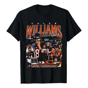 100% Cotton Vintage ICEMAN WILLIAMS Number 18 Graphic T-Shirt, Unisex Bear Player Football Lover Tee, Team Pride Fan Gift Merch