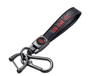 Genuine Leather GMC Keychain small gift