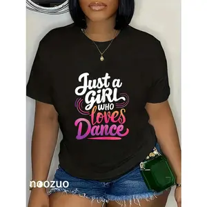 100% Cotton Just a girl who loves Dance | Funny Dance lover T-Shirt