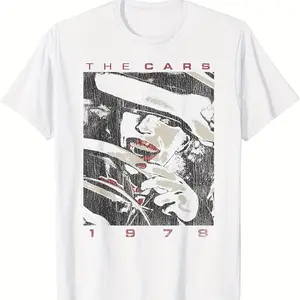 Men's & Women's The Cars Good Times Roll Unisex 100% Cotton T-Shirt, Soft, All Season Casual Streetwear Essential, All-Match All Season Style