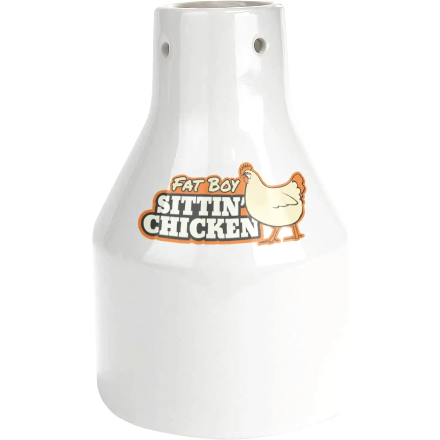 Chef's Choice Ceramic Steamer Beer Can Roaster- Chicken Marinade Barbecue Cooker- Non-Stick Vertical Poultry Steamer Accessory