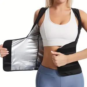 Women Sauna Vest Shapewear Top Waist Cincher Tank Top Seamless Body Shaper Lingerie Corset Workout Activewear Slim Fit Tight Shirt Tummy Control Undergarment