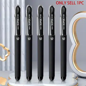 1.0mm Thick Matte Gel Pen, 2/4/20pcs Black Gel Pen - Comfortable to Hold, Smooth Writing, Suitable for Business Meetings, Signature, Daily Writing, Exam, Smooth Writing Pens