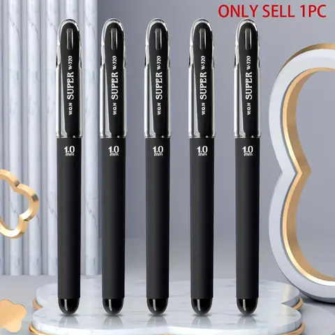 1.0mm Thick Matte Gel Pen, 2/4/20pcs Black Gel Pen - Comfortable to Hold, Smooth Writing, Suitable for Business Meetings, Signature, Daily Writing, Exam, Smooth Writing Pens, Work Pens